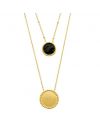 Black lacquered HERA necklace