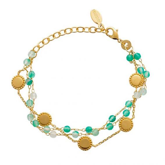 Constance Groene THALIE armband