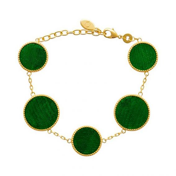 Constance HERA Green Lacquer Bracelet