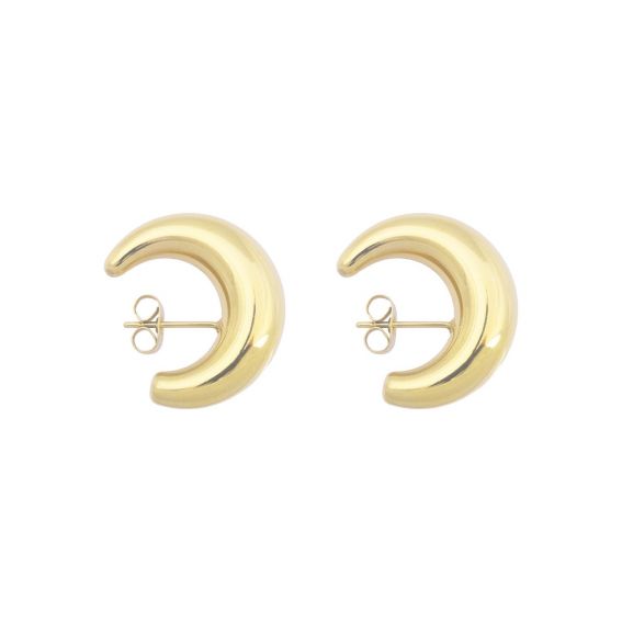 Bold gold earring