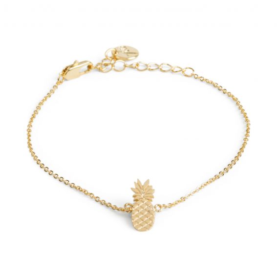 Bracelet 7bis ananas doré - Bijoux et bracelets de la marque 7bis