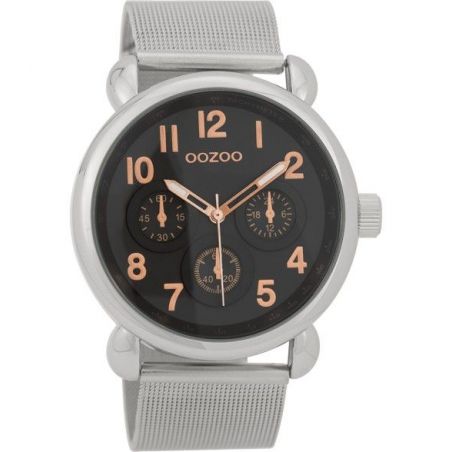 Montre Oozoo Timepieces C9614 silver/black - Marque Oozoo