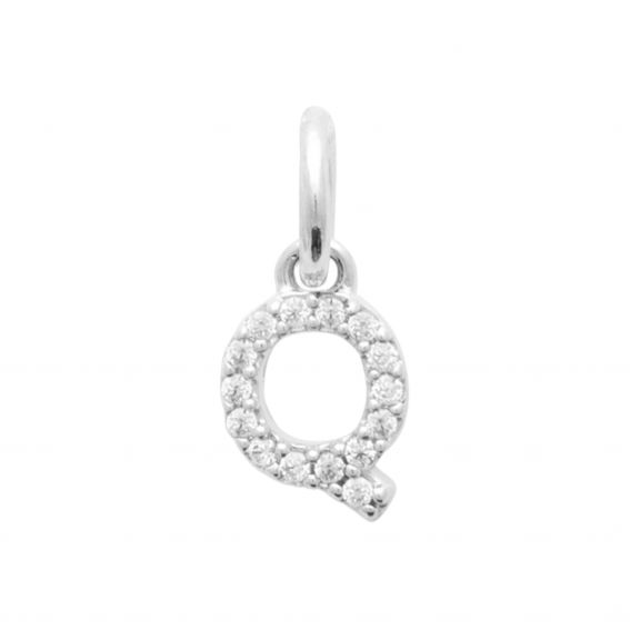 Q zirkonium zilveren hanger...