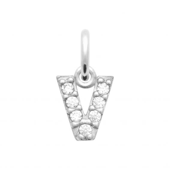 V zirconium silver pendant 925