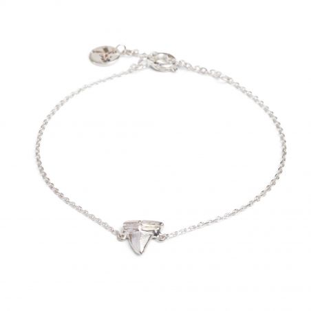 Bracelet 7bis dent de requin argenté - Bijoux et bracelet marque 7bis