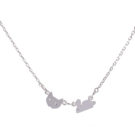 Collier 7bis Chat & souris - Bijoux et colliers de marque 7bis