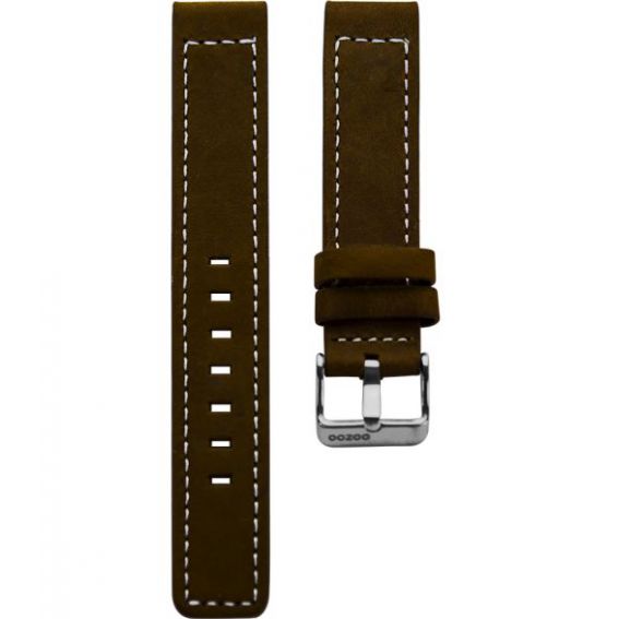 11.20 - brown 20 mm. - Bracelet pour montre Oozoo