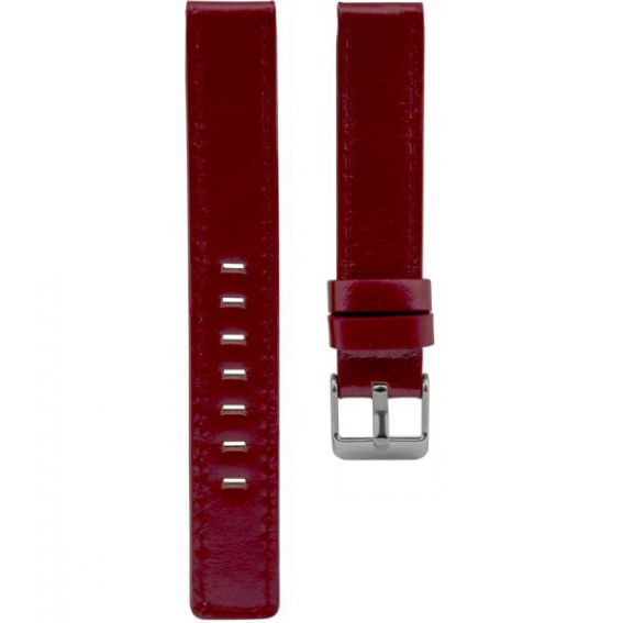 110.16 - red 16 mm. - Bracelet pour montre Oozoo