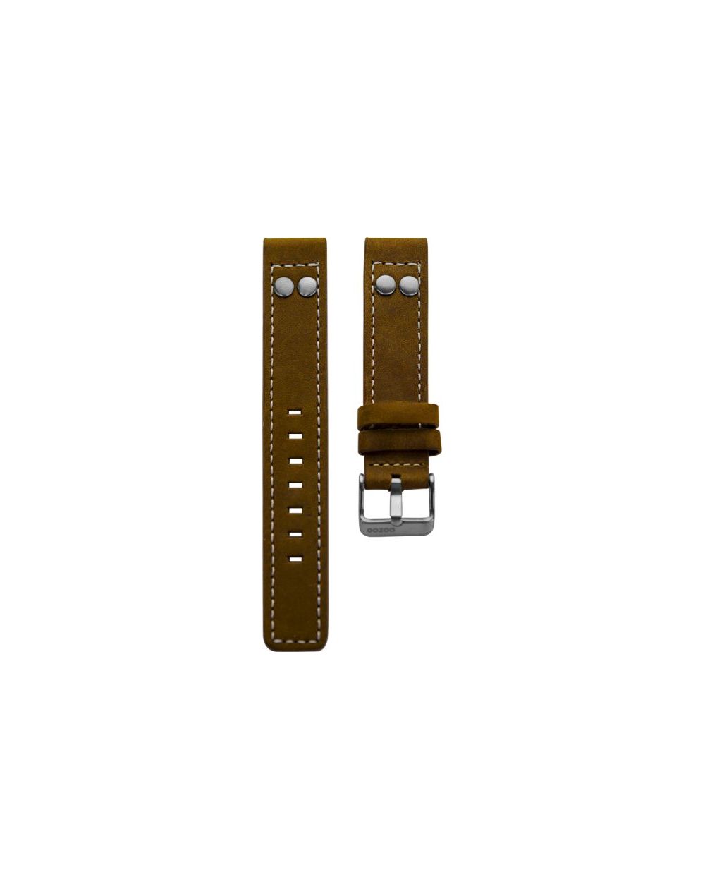 12.18 - brown studs 18 mm. - Bracelet pour montre Oozoo