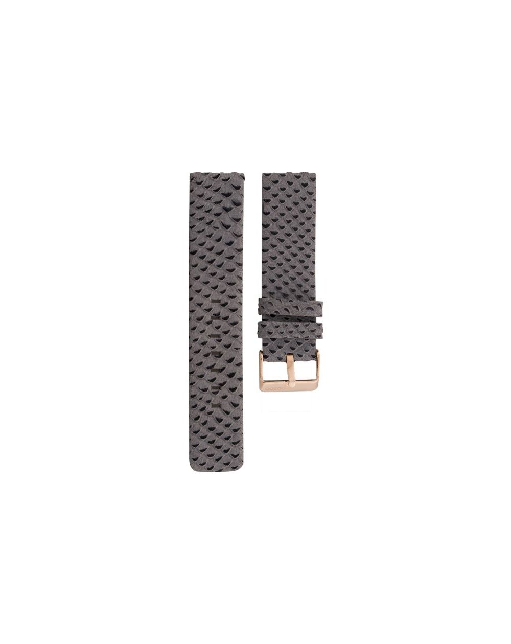 Oozoo - 135.22 - dark gray python 22mm.