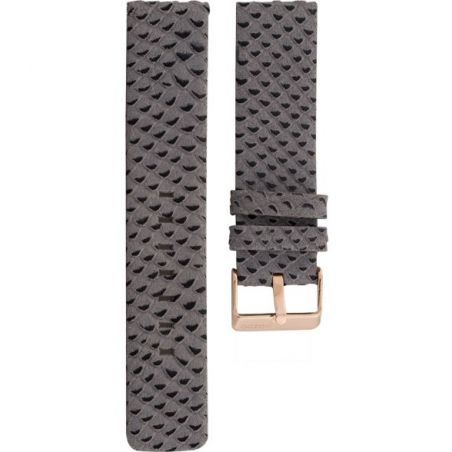 Oozoo - 135.22 - dark gray python 22mm.