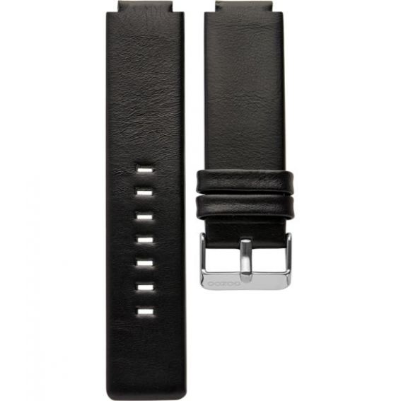 138.18 - black 18/24 mm. - Bracelet pour montre Oozoo
