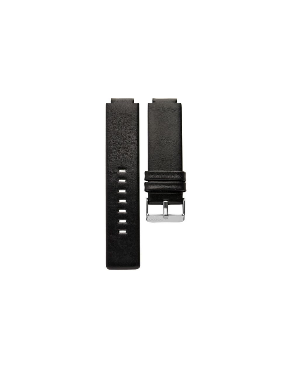 138.18 - black 18/24 mm. - Bracelet pour montre Oozoo