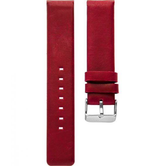 19.22 - red 22 mm. - Bracelet pour montre Oozoo