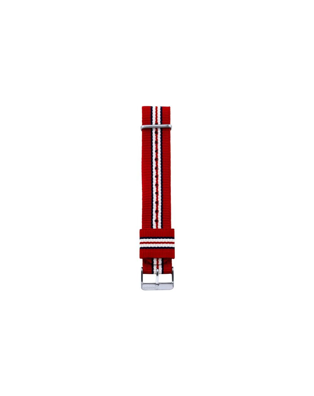 202.24 - nato red/white/blue - Bracelet pour montre Oozoo