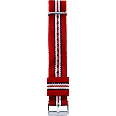 202.24 - nato red/white/blue - Bracelet pour montre Oozoo