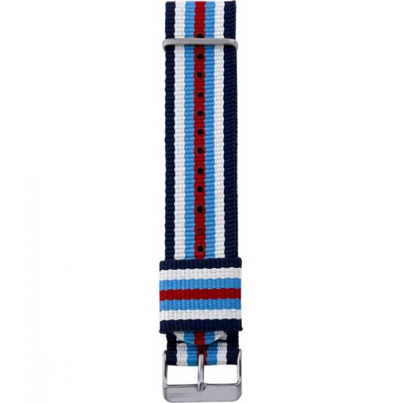 Oozoo - 205,22 - Nato blauw / wit / rood