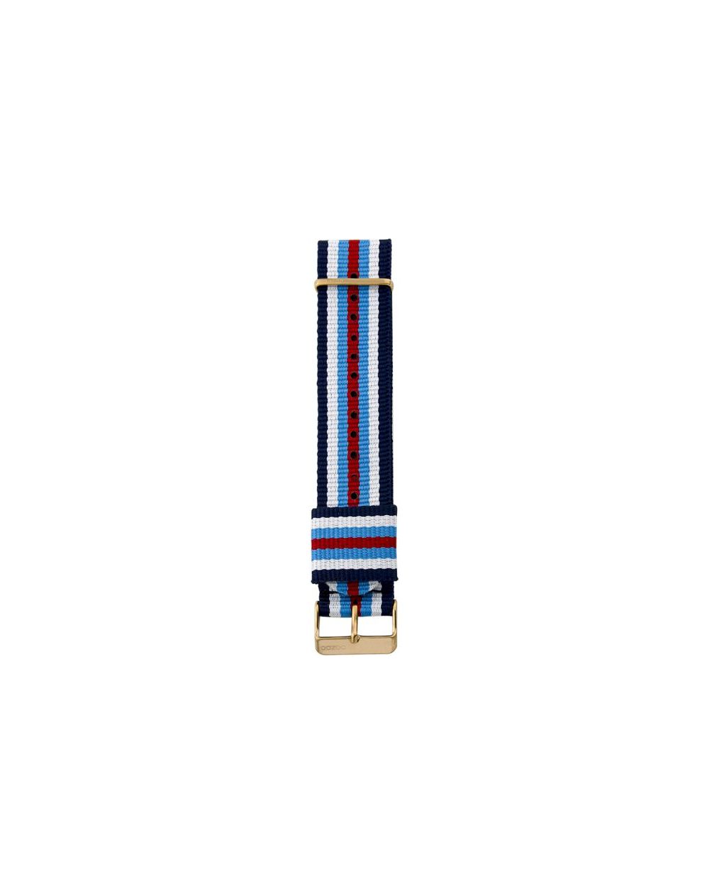 Oozoo - 206,24 - Nato blauw / wit / rood (r)