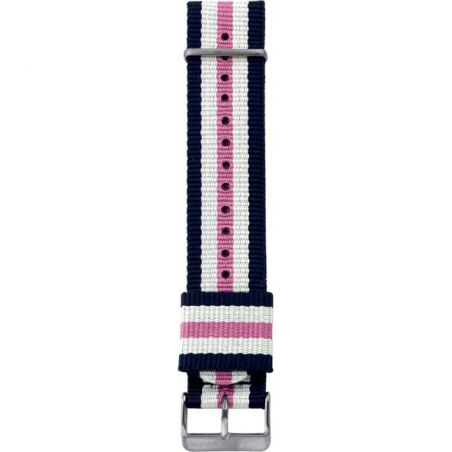 207.24 - nato blue/white/pink - Bracelet pour montre Oozoo