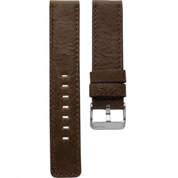 36.20 - dark brown 20 mm. - Bracelet pour montre Oozoo