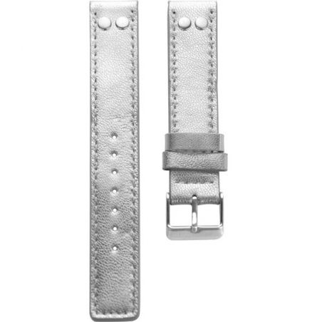 4.28 - silver studs 28 mm. - Bracelet pour montre Oozoo