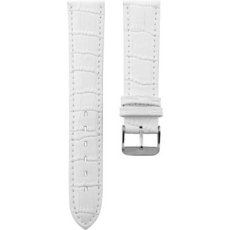 465.20 - white croco 20 mm. - Bracelet pour montre Oozoo