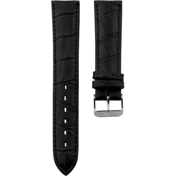 467.14 - black croco 14 mm. - Bracelet pour montre Oozoo