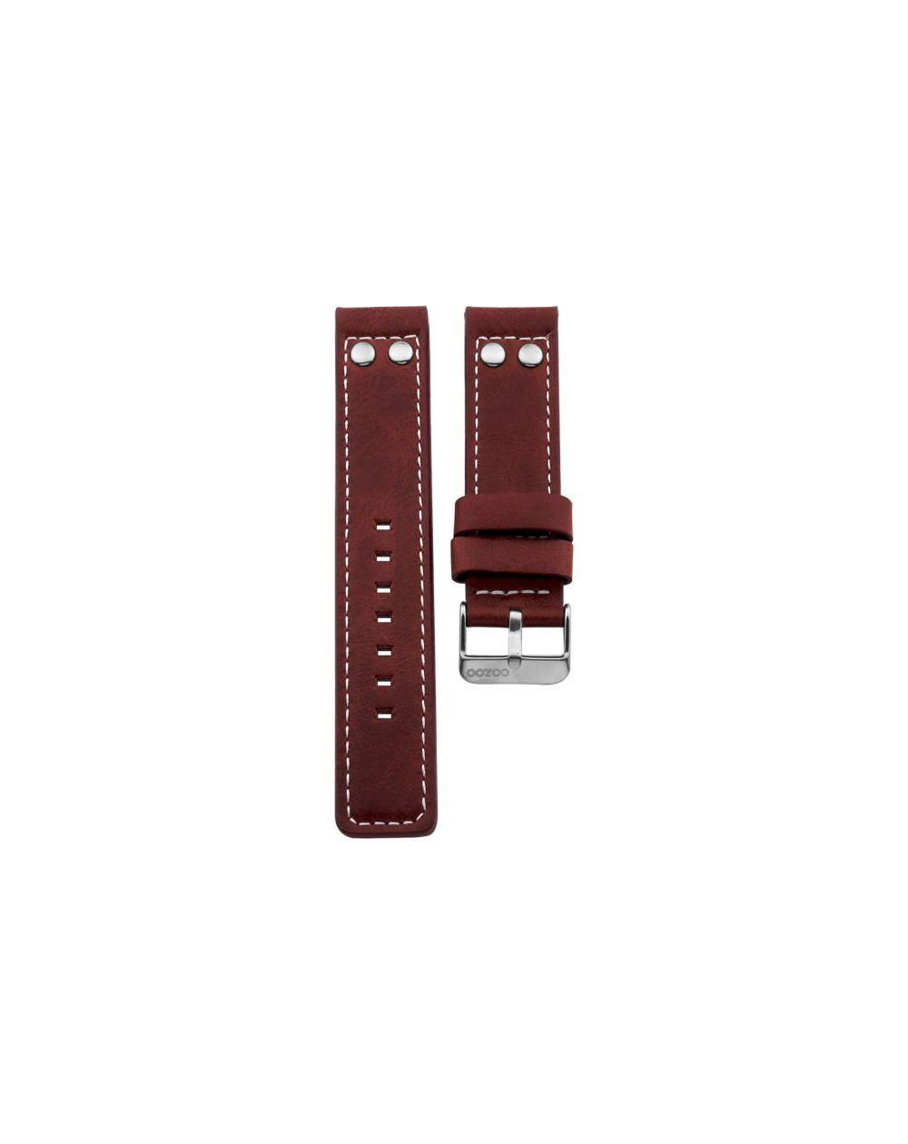 Oozoo - 47.24 - koraalrood studs 24 mm.