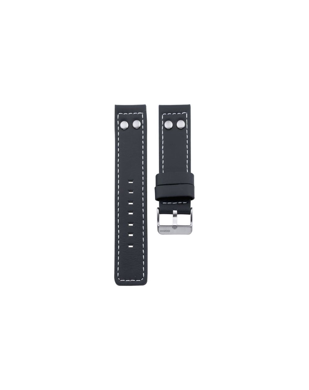 49.24 - dark blue studs 24 mm. - Bracelet pour montre Oozoo