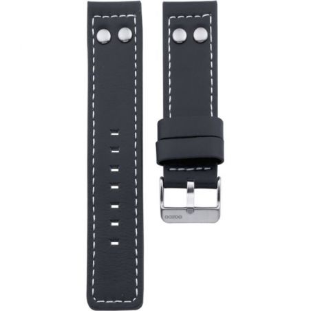 49.24 - dark blue studs 24 mm. - Bracelet pour montre Oozoo