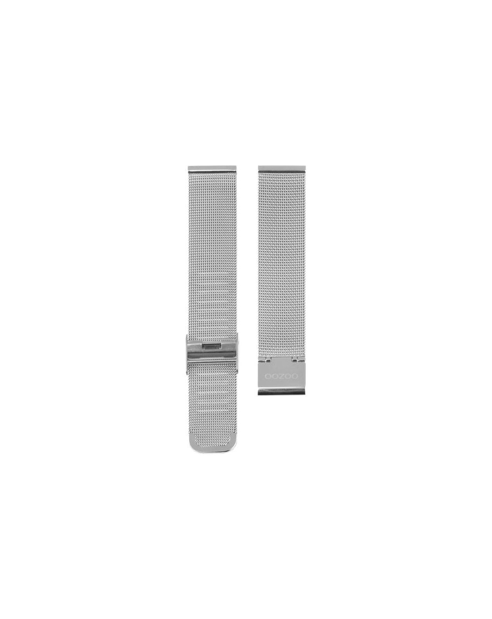 500.12 - silver mesh 12 mm. - Bracelet pour montre Oozoo