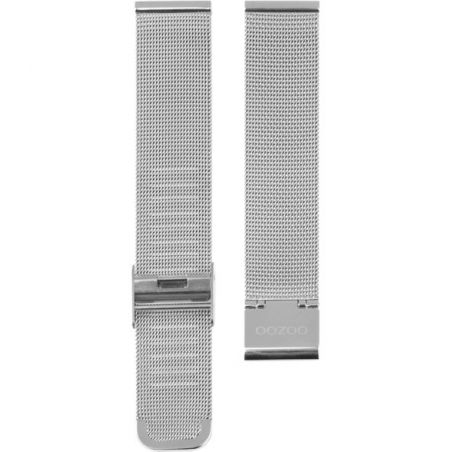 500.20 - silver mesh 20 mm. - Bracelet pour montre Oozoo