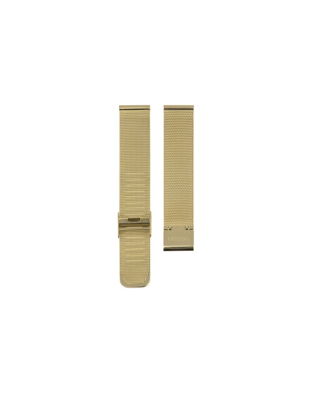 501.12 - gold mesh 12 mm. - Bracelet pour montre Oozoo