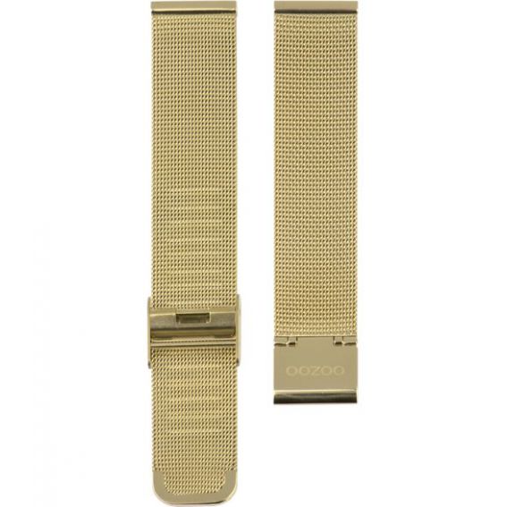 501.16 - gold mesh 16 mm. - Bracelet pour montre Oozoo