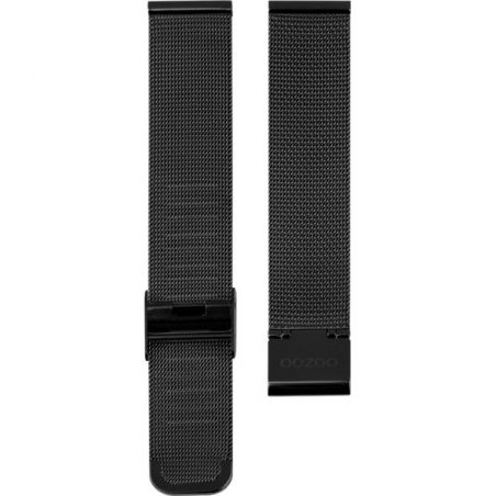 504.16 - black mesh 16 mm. - Bracelet pour montre Oozoo