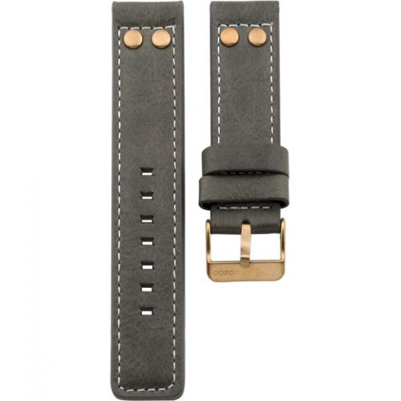 53.22 - grey studs (r) 22 mm. - Bracelet pour montre Oozoo