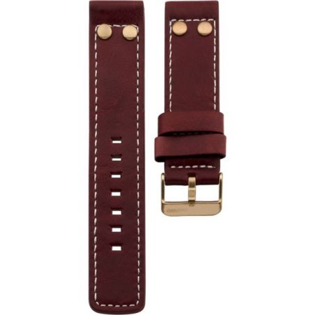 55.24 - coral red studs (r) 24 mm. - Bracelet pour montre Oozoo