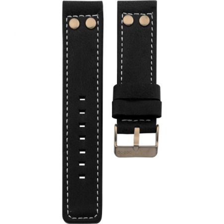59.22 - black studs (r) 22 mm. - Bracelet pour montre Oozoo