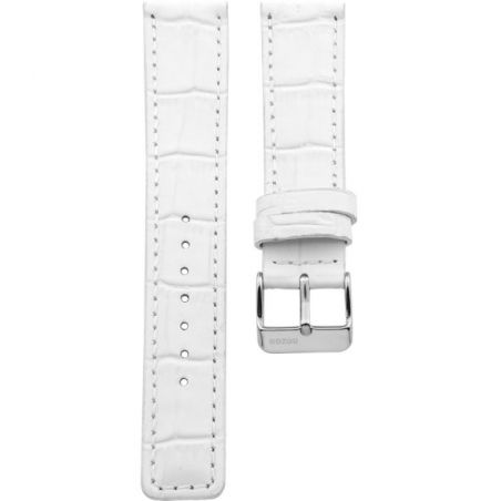 Oozoo - 60.26 - wit croco 26 mm.