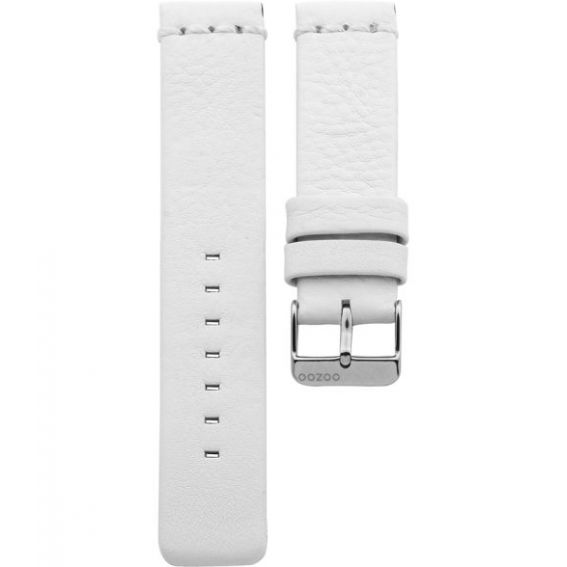 76.22 - white 22 mm. - Bracelet pour montre Oozoo