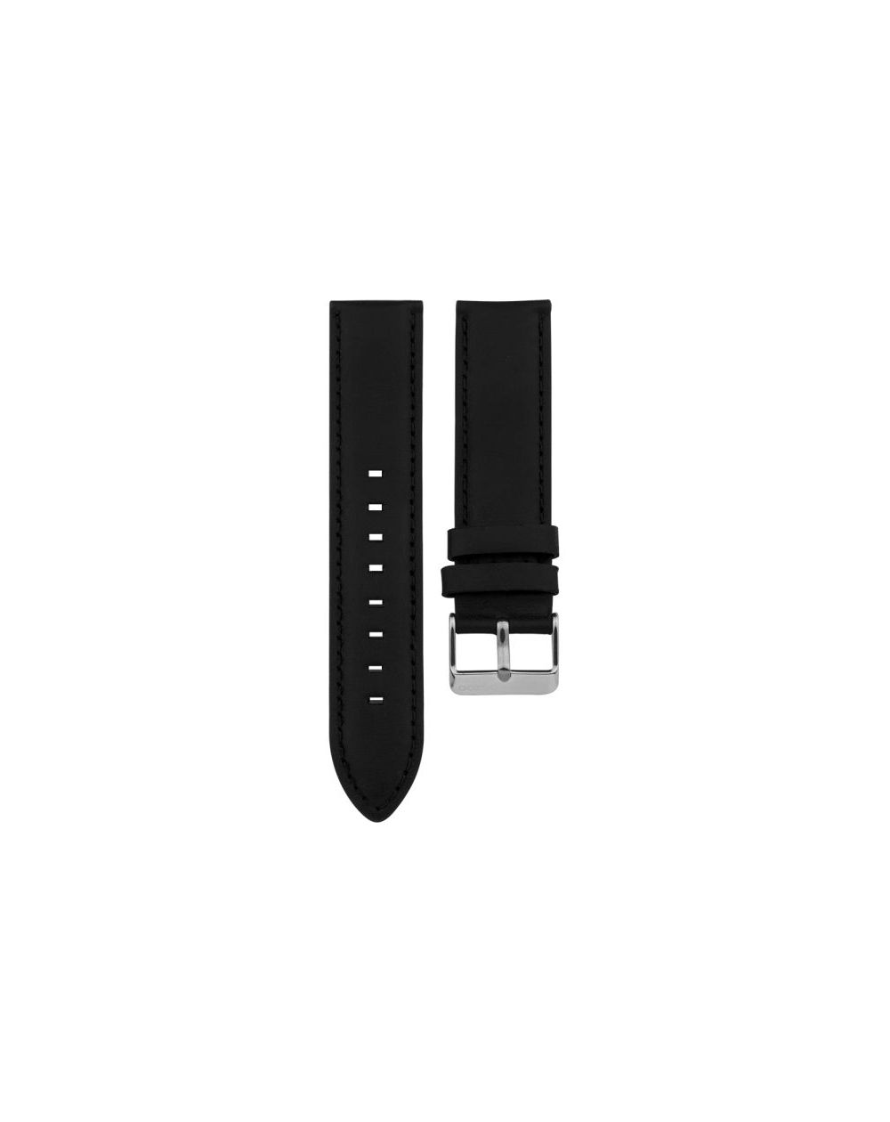 86.22 - black 22 mm. - Bracelet pour montre Oozoo