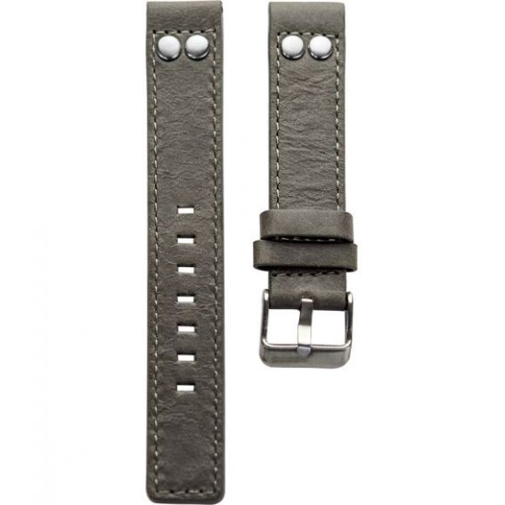 901.16 - grey studs JR 16 mm - Bracelet pour montre Oozoo