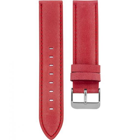 91.20 - coral red 20 mm. - Bracelet pour montre Oozoo