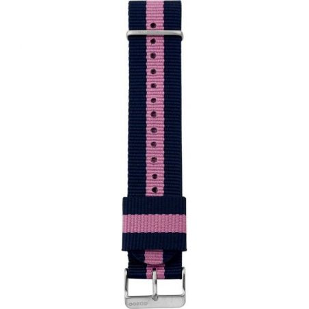 209.24 - nato blue/pink - Bracelet pour montre Oozoo