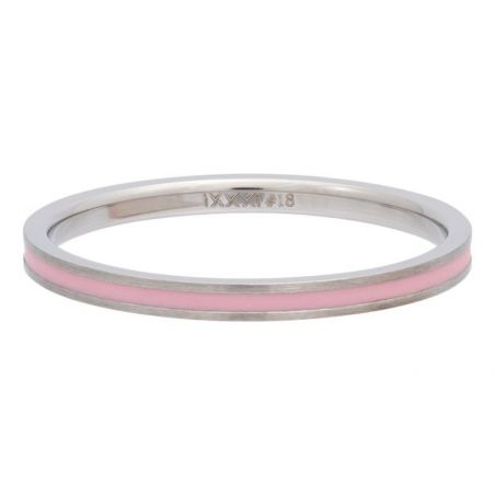 Anneau couvrant ruban rose iXXXi - Bague et bijoux de marque iXXXi