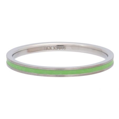 Anneau couvrant ruban vert iXXXi - Bague et bijoux de marque iXXXi