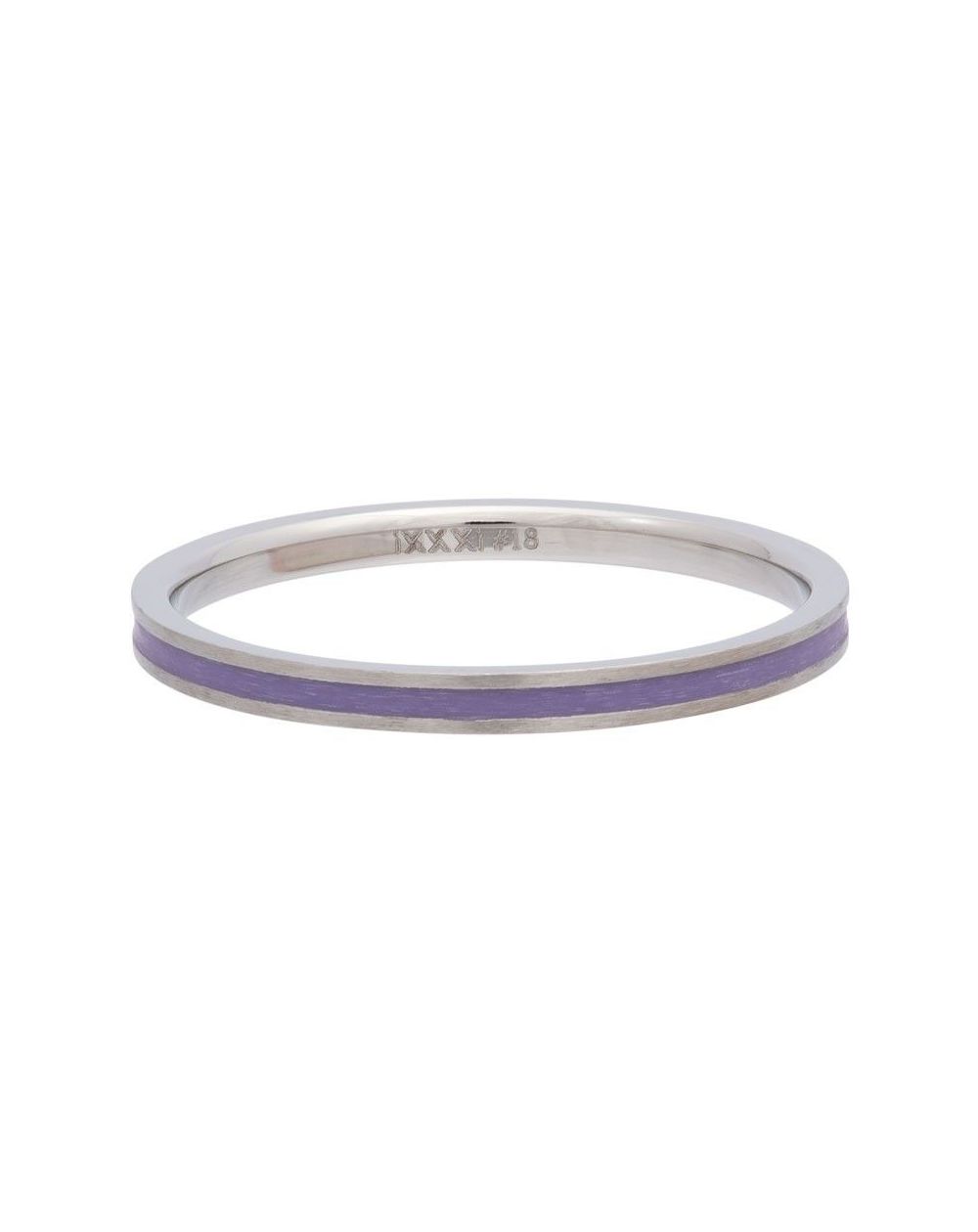 Anneau couvrant ruban mauve iXXXi - Bague et bijoux de marque iXXXi