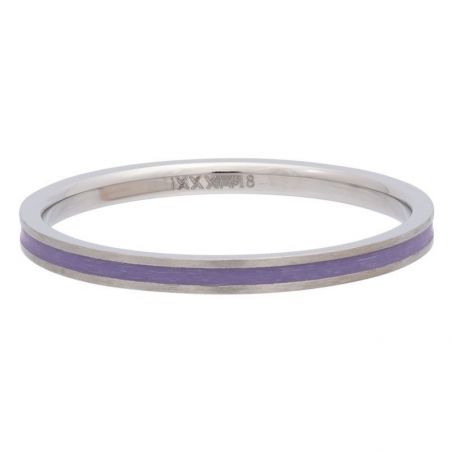 Anneau couvrant ruban mauve iXXXi - Bague et bijoux de marque iXXXi