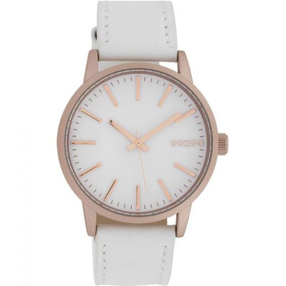 Montre Oozoo Timepieces C10015 white - Montre de marque Oozoo