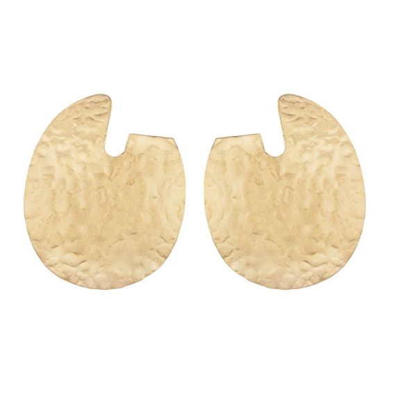 Hipanema Nikau gold earrings